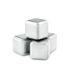 ICY - Set of 4 SS ice cubes in pouch - Image 2