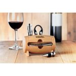 BOTA - 4 pcs wine set in wooden stand - Image 5