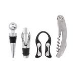BOTA - 4 pcs wine set in wooden stand - Image 3