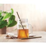 NATURAL STRAW - Bamboo Straw w/brush in pouch - Image 3