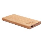 ARENA - Wireless power bank in bamboo - Image 4