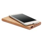 ARENA - Wireless power bank in bamboo - Image 2