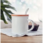 KENYA - Porcelain mug with spoon - Image 4