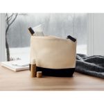 KLEUREN - Bicolour cotton cosmetic bag - Image 2