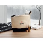 KLEUREN - Bicolour cotton cosmetic bag - Image 3