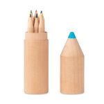 PETIT COLORET - 6 pencils in wooden box - Image 2