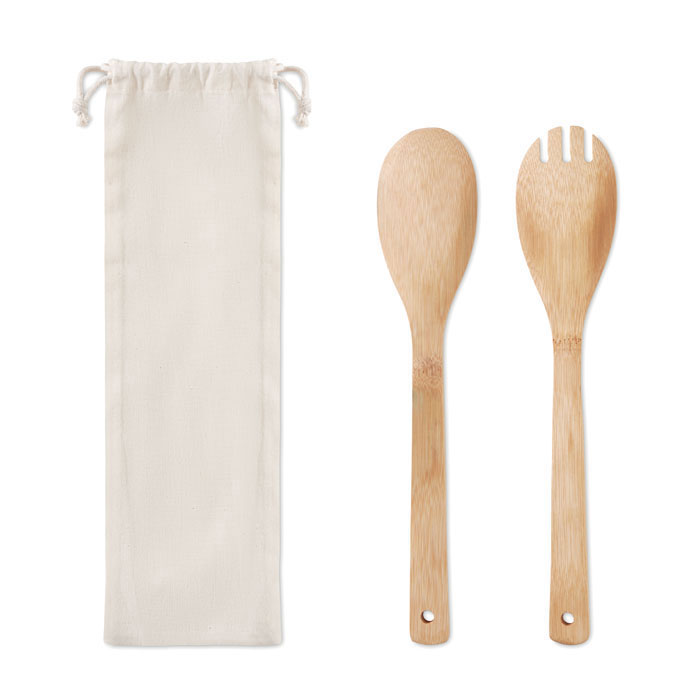 mo9903-13 MAYEN SET - Set bamboo utensils salad - Image 1