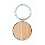 BALLARAT - Round key ring metal bamboo - Image 3