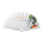 Full colour plastic hand fan