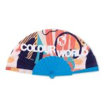 Full colour plastic hand fan