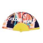 Full colour plastic hand fan