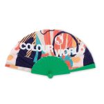 Full colour plastic hand fan