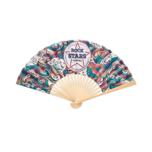Full Colour Bamboo Hand Fans Printing Malta