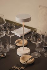IBIZA cordless rechargeable table lamp with warm LED lighting