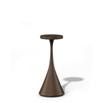 Cordless LED table lamp for hospitality and outdoor dining areas