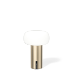 ELBA aluminium table lamp with glass shade for restaurants and hotels