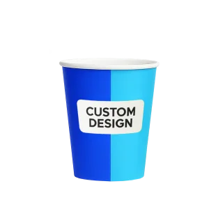 Custom Printed 225ml Paper Cup 8oz Malta