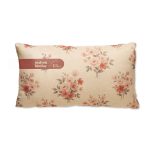 Custom Printed Linen Textured Rectangular Cushion - Image 4