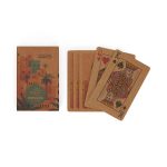Kraft paper playing cards with logo