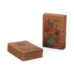 Custom printed kraft playing cards
