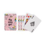 Mini playing cards with company logo