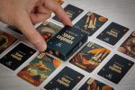 Branded mini playing cards with two jokers